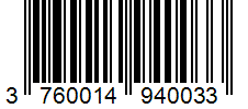 Barcode 3760014940033