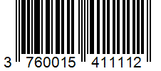 Barcode 3760015411112