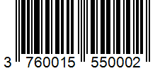 Barcode 3760015550002