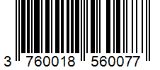 Barcode 3760018560077