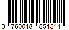 Barcode 3760018851311