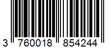 Barcode 3760018854244
