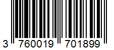 Barcode 3760019701899
