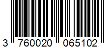 Barcode 3760020065102