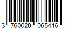 Barcode 3760020065416