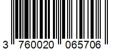 Barcode 3760020065706