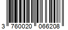 Barcode 3760020066208