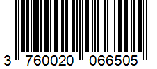 Barcode 3760020066505