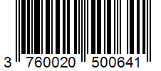 Barcode 3760020500641