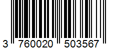 Barcode 3760020503567