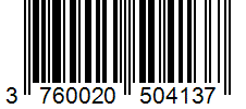 Barcode 3760020504137