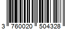Barcode 3760020504328