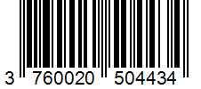 Barcode 3760020504434