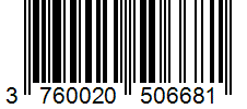 Barcode 3760020506681