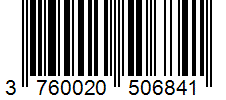 Barcode 3760020506841