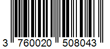 Barcode 3760020508043