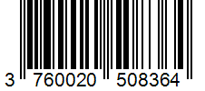 Barcode 3760020508364