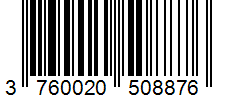 Barcode 3760020508876
