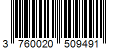 Barcode 3760020509491
