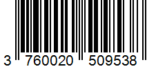 Barcode 3760020509538