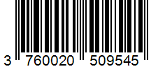 Barcode 3760020509545