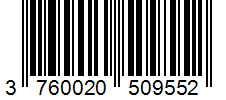 Barcode 3760020509552