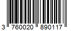 Barcode 3760020890117