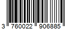 Barcode 3760022906885