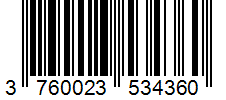 Barcode 3760023534360