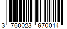 Barcode 3760023970014