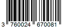 Barcode 3760024670081