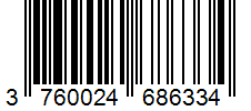 Barcode 3760024686334