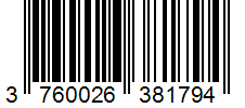Barcode 3760026381794