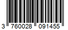 Barcode 3760028091455