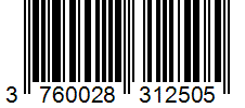 Barcode 3760028312505