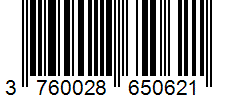 Barcode 3760028650621