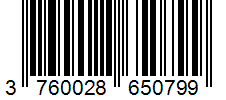 Barcode 3760028650799