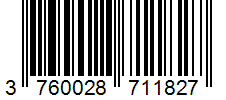 Barcode 3760028711827