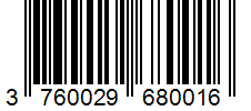 Barcode 3760029680016