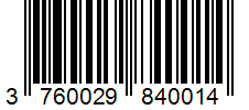 Barcode 3760029840014