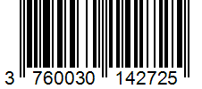 Barcode 3760030142725