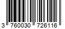 Barcode 3760030726116