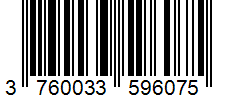 Barcode 3760033596075
