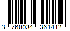 Barcode 3760034361412