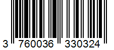 Barcode 3760036330324