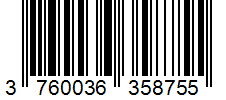 Barcode 3760036358755