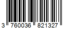 Barcode 3760036821327