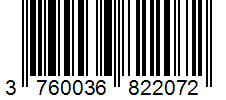 Barcode 3760036822072