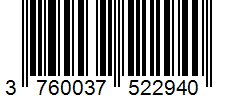 Barcode 3760037522940