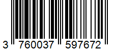 Barcode 3760037597672